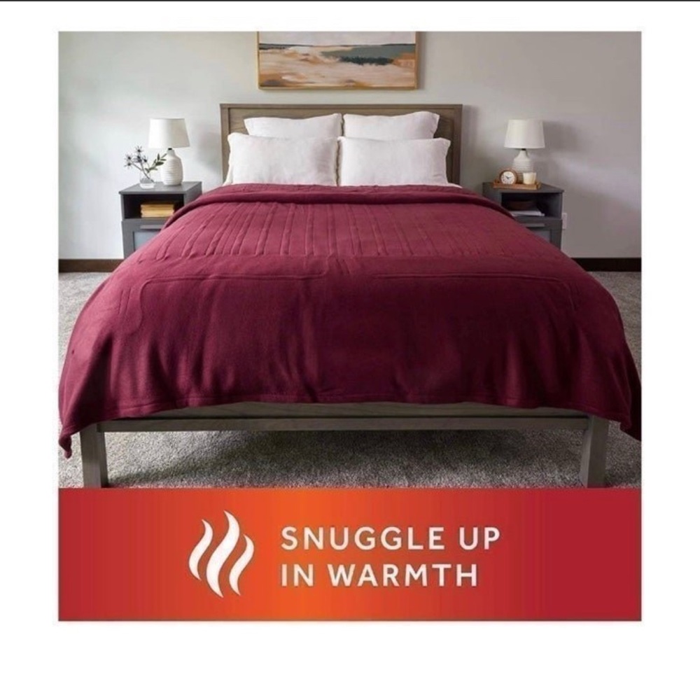 New Sunbeam queen size heated blanket